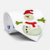 KerstStropdas, Snowman Stropdas (Opgerold)