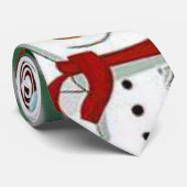 KerstStropdas, Snowman Stropdas (Opgerold)