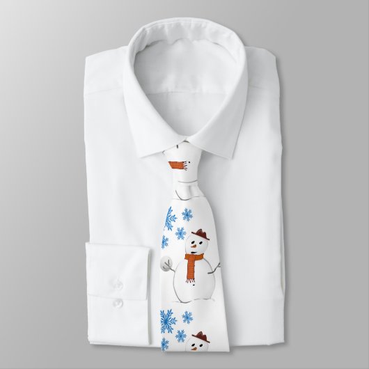 KerstStropdas, Snowman Stropdas (Gebonden)