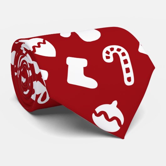 kerststropdas stropdas (Opgerold)