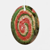 kerstsuikerkoekje metalen ornament (Voorkant links)