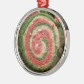 kerstsuikerkoekje metalen ornament (Links)
