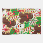 kerstsuikerkoekjes theedoek (Horizontaal)