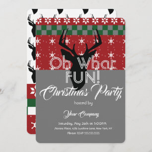 KerstSweater Kantoor Deer Ugly Sweater Kaart