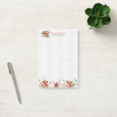 kerstsymbolen en bloemen post-it® notes (Kantoor)