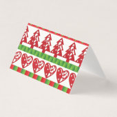 kerstsymbolen kaart (Voorkant)