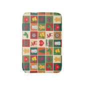 kerstsymbolen Medley Art Thunder_Cove Badmat (Voorkant Verticaal)