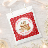 Kersttaart bakken bedankzakje (Geknipt)