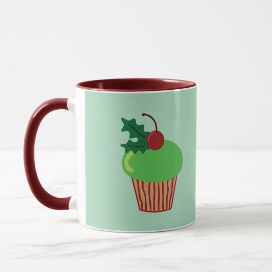 kersttaart mok (Links)
