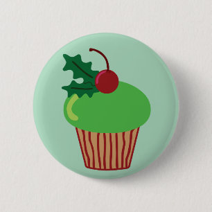 kersttaart ronde button 5,7 cm