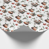 Kersttaartpatroon Cadeaupapier (Hoek)