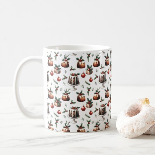 Kersttaartpatroon Koffiemok (Met donut)
