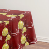 Kersttafelkleden, goudzalen tafelkleed (Voorbeeld)