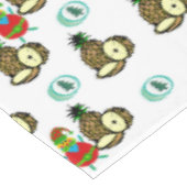 kersttafelkleden, kerstananananas bomen tafelkleed (Gekanteld)