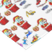 Kersttafelkleden, kerstspeelgoed tafelkleed (Gekanteld)