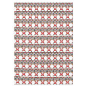 Kersttafelkleden, vrolijk kerstfeest, kerstman tafelkleed (Voorkant)