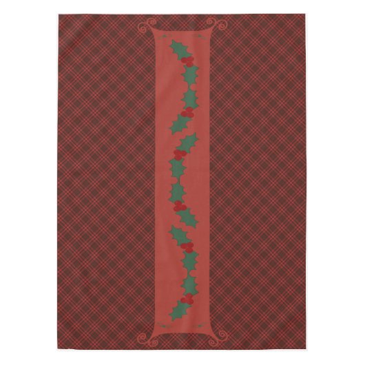 Kersttafelkleed Red Pset 60 x 104 inch Tafelkleed (Voorkant)
