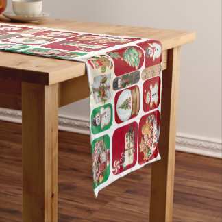 Kersttafelloper korte tafelloper