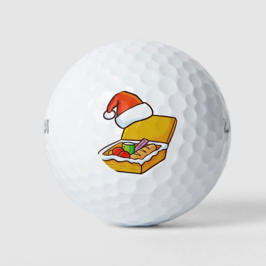kersttand golfballen (Voorkant)