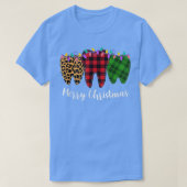 kersttanden tandarts Tandtandassistent Teeth Leo T-shirt (Design voorkant)