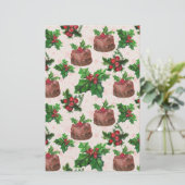 kersttang briefpapier (Staand voorkant)