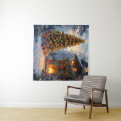 Kersttapijt voor buiten wandkleed (In Situ (horizontaal))