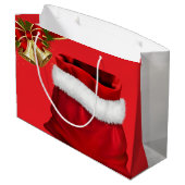 kersttas groot cadeauzakje (Achterkant Gekanteld)