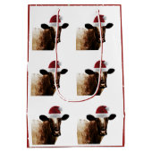 kersttas met cadeau medium cadeauzakje (Achterkant)