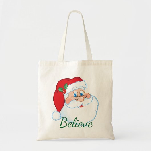 KerstTas met kerstman Tote Bag (Voorkant)