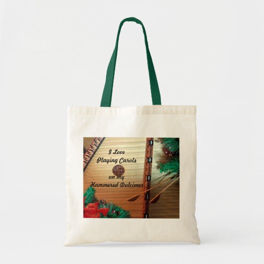 kerstTas voor Hammered Dulcimer Player Tote Bag (Voorkant)