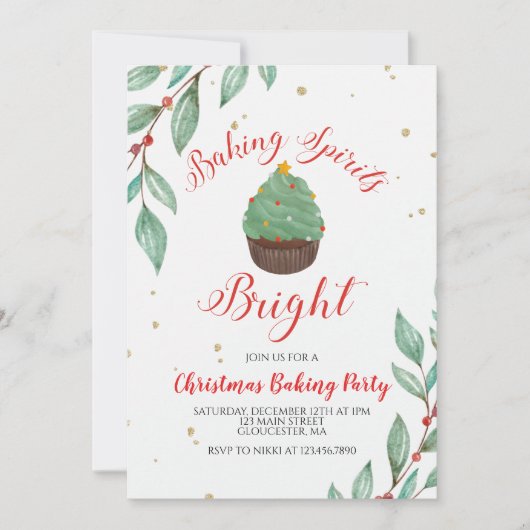 kersttasje kaart (Voorkant)