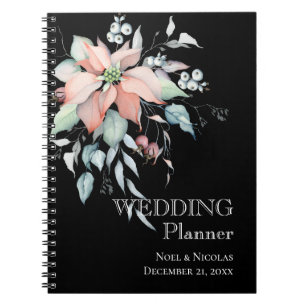 kersttasje/poinsettia Wedding Planner Notitieboek
