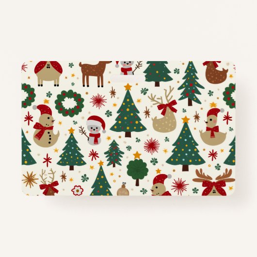 Kersttassen Badge (Voorkant)