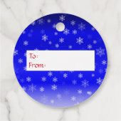 kersttassen bedankjes labels (Achterkant)