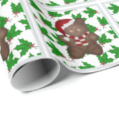 kersttedderpapier en parelpapier cadeaupapier (Rol Hoek)