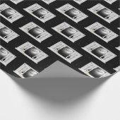 KerstTeddy Bear in Window Cadeaupapier (Hoek)