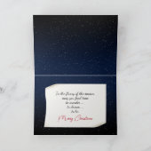 KerstTeddy Bear in Window Feestdagen Kaart (Binnen)