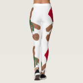 KerstTeddy Bear Leggings (Achterkant)