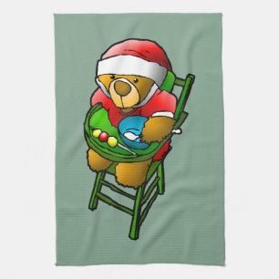 KerstTeddy Bear Theedoek
