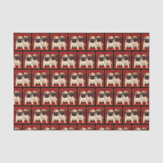 kerstteflap tissuepapier (Voorkant)