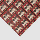 kerstteflap tissuepapier (Detail)