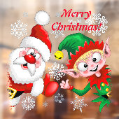 Kersttekens voor kerstmis en kerstmis voor kerstmi raamsticker (Vel 2)