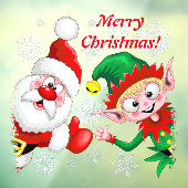 Kersttekens voor kerstmis en kerstmis voor kerstmi raamsticker (Vel 3)