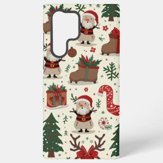 Kersttelefoonhoesje voor Samsung Galaxy S22 Ultra Hoesje