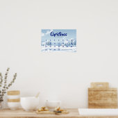 Kersttellende Advent Calendar Poster (Keuken)