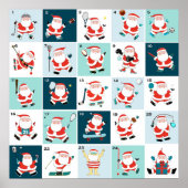Kersttellende Advent Calendar Poster (Voorkant)