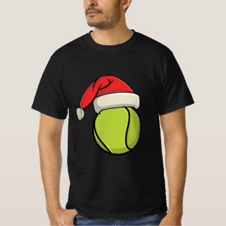 Kersttennis met kerstmuts t-shirt