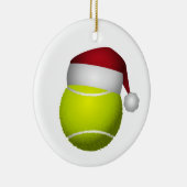 Kersttennisbal Keramisch Ornament (Rechts)