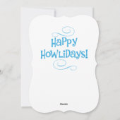 Kerstterger Feestdagenkaart (Achterkant)