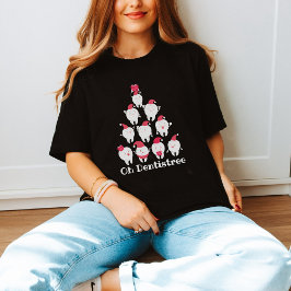 Kersttheater vakantie cadeau voor tandheelkundige  t-shirt